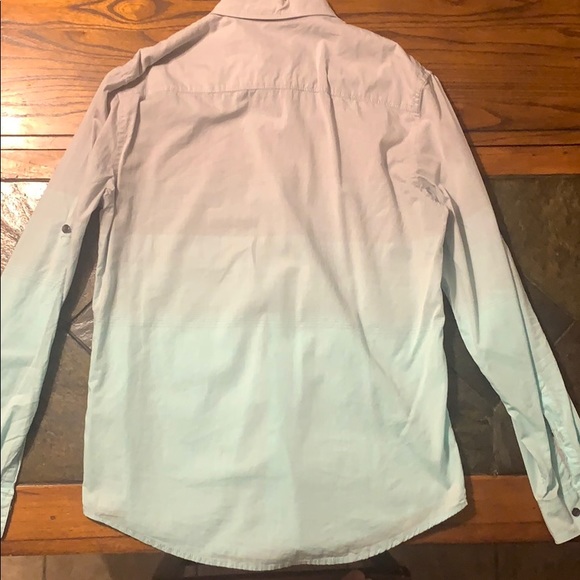Grey/Light Blue Calvin Klein Button-up - Picture 2 of 3